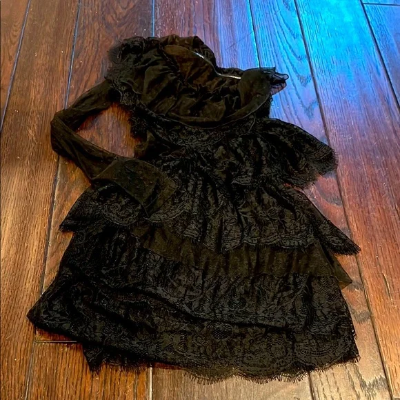 House of harlow x revolve Elegant Black Lace Dress - Picture 2 of 3